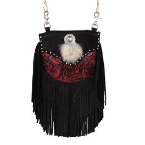 The Crimson Spirit Genuine Leather Deerskin Hip Bag Hand Crafted in the USA